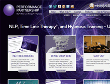 Tablet Screenshot of performancepartnership.com